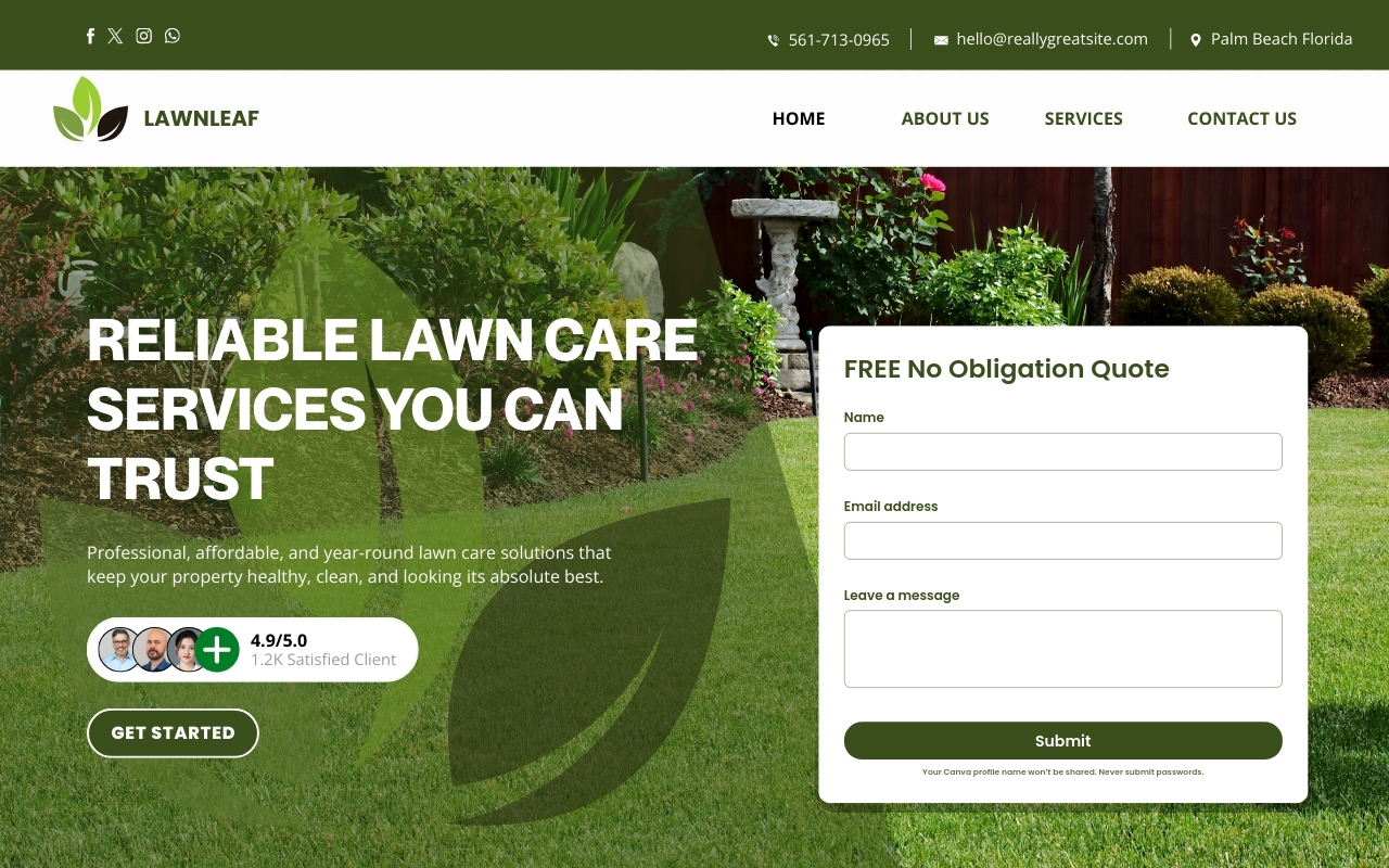 White and black simple light home page wireframe website UI prototype